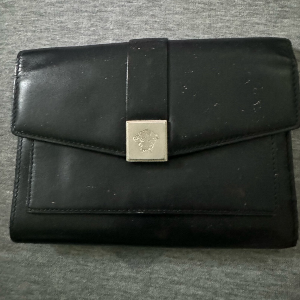 Gianni Versace black wallet